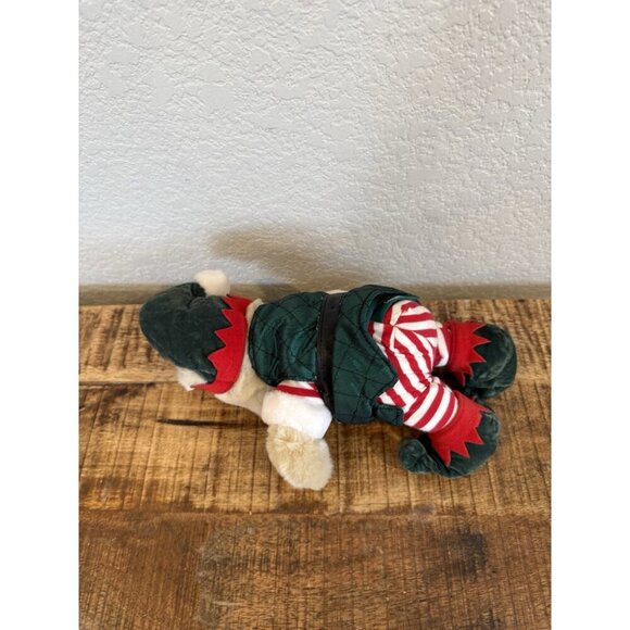 2001 Starbucks Bearista Bear Holiday Elf 17th Edition Christmas Plush - Picture 4 of 8